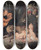 Triptych art skateboard deck of Peter Paul Rubens Romulus And Remus by Peter Paul Rubens (1577-1640)