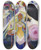 Triptych art skateboard deck of Wassily Kandinsky Lady In Moscow by Wassily Kandinsky (1866-1944)