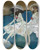 Triptych art skateboard deck of Francisco Javier Gos The Two Sisters by Francisco Javier Gose (1876-1915)