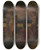 Triptych art skateboard deck of Victor Mller Judgement Of Paris by Victor Muller (1829-1871)