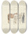 Triptych art skateboard deck of Adolf Le Comte Man Met Twee Paarden Voor Een Gebouw by Adolf Le Comte (1850-1921)