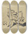 Triptych art skateboard deck of Wilhelm Busch Besonders Auch Versumt Er Nie Des Beines Muskelenergie by Wilhelm Busch (1832-1908)
