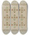Triptych art skateboard deck of Fred Hassebrock Quilt Tulip Pattern by Fred Hassebrock
