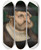 Triptych art skateboard deck of Lucas Cranach Friedrich Der Weise Kurfrst Von Sachsen by Lucas Cranach