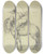 Triptych art skateboard deck of Pieter Wouwerman Ein Kavalier Der Zu Pferde Steigt by Pieter Wouwerman (1623-1682)