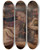 Triptych art skateboard deck of Giorgio Vasari Allegory Of Mugello by Giorgio Vasari (1511-1574)