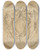 Triptych art skateboard deck of Giuseppe Cades Coat Of Arms Of The Rezzonico Family Capped By A Princely Crown And Supported By Two Winged Victories by Giuseppe Cades (1750-1799)