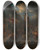 Triptych art skateboard deck of Jan Lievens Brinio Raised On A Shield by Jan Lievens (1607-1674)