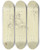 Triptych art skateboard deck of Jakob Becker Studienblatt Zwei Jungen Mit Fahne Und Ein Geige Spielender Junge by Jakob Becker (1810-1872)