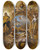 Triptych art skateboard deck of Nicolaes Pietersz Berchem Allegory Of Spring by Nicolaes Pietersz Berchem (1620-1683)