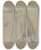 Triptych art skateboard deck of Jakob Becker Studienblatt Kniende Weibliche Gewandfigur 2 by Jakob Becker (1810-1872)