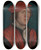 Triptych art skateboard deck of Hans Holbein The Younger Portrait Of A Man In A Red Cap by Hans Holbein The Younger (1497-1543)