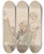 Triptych art skateboard deck of Thomas Rowlandson Study From Nature by Thomas Rowlandson (1756-1827)