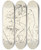 Triptych art skateboard deck of David Humbert De Superville Faun Trying To Embrace A Nymph Or Young Boy by David Humbert De Superville (1770-1849)