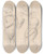 Triptych art skateboard deck of Jzef Simmler Sketches Of Angels For The Painting The Immaculate Conception by Jozef Simmler (1823-1868)