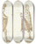 Triptych art skateboard deck of Otto Howen Spaanse Klederdracht_7 by Otto Howen (1774-1848)