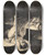 Triptych art skateboard deck of George Wesley Bellows Reducing Reducing Exercises by George Wesley Bellows (1882-1925)