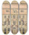 Triptych art skateboard deck of Ferenc Franz Speth Architectural Design For A Faade by Ferenc (Franz) Speth (1739-1769)