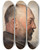 Triptych art skateboard deck of Michael Ancher Thorvald Bindesbll by Michael Ancher (1849-1927)