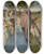 Triptych art skateboard deck of Master Of The Virgin At Covarrubias The Rest On The Flight by Master of the Virgin at Covarrubias