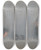 Triptych art skateboard deck of Clarice Beckett Passing Trams by Clarice Beckett (1887-1935)