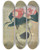 Triptych art skateboard deck of Helene Schjerfbeck Camellias by Helene Schjerfbeck (1862-1946)