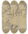 Triptych art skateboard deck of Wilhelm Busch Frau Knopp Serviert Ihrem Mann Kaffee by Wilhelm Busch (1832-1908)