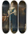 Triptych art skateboard deck of Jan Weenix Portrait Of An Elegantly Dressed Young Woman In An Interior by Jan Weenix (1641-1719)
