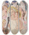 Triptych art skateboard deck of Gerda Wegener Madonna With Child Surrounded By Musical Angels by Gerda Wegener (1886-1940)