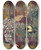 Triptych art skateboard deck of Douard Vuillard Woman In A Striped Dress by douard Vuillard (1868-1940)