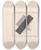 Triptych art skateboard deck of Kazimir Malevich Composition With Four Black One White And Two Grey Elements by Kazimir Malevich (1879-1935)