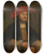 Triptych art skateboard deck of Anton Woensam Portrait Of A Gentleman In A Red Cap Before A Ledge by Anton Woensam (1493-1541)