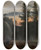 Triptych art skateboard deck of Johan Christian Dahl Two Men Before A Waterfall At Sunset by Johan Christian Dahl (1788-1857)