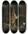 Triptych art skateboard deck of Jan Baptist Weenix A Dog And A Cat Near A Partially Disembowelled Deer by Jan Baptist Weenix (1621-1660)