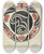 Triptych art skateboard deck of Carel Adolph Lion Cachet Ontwerp Voor Gedenkbord Bij Inhuldiging Van Koningin Wilhelmina In 1898_1 by Carel Adolph Lion Cachet (1864-1945)