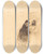 Triptych art skateboard deck of Jeanlouis Forain The Meeting Under The Arch Second Plate by Jean Louis Forain (1852-1931)