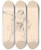Triptych art skateboard deck of Nicaise De Keyser Figure by Nicaise De Keyser (1813-1887)