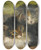 Triptych art skateboard deck of Henritte Ronnerknip Two Kittens_1 by Henritte Ronner-Knip (1821-1909)