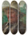 Triptych art skateboard deck of James Nairn Job Mabey by James M Nairn (1859-1904)