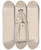 Triptych art skateboard deck of Francisco Fierro A Priest From The Mercederian Order Order Of Our Lady Of Mercy by Francisco Fierro (1807-1879)
