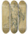 Triptych art skateboard deck of Sodoma The Resurrection by Sodoma (1477-1549)