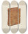 Triptych art skateboard deck of Richard Barnett Book Flask by Richard Barnett
