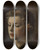 Triptych art skateboard deck of Konstanty Makowski Portrait Of A Young Girl by Konstanty Mankowski (1861-1897)
