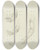Triptych art skateboard deck of Jakob Becker Studienblatt Gestikulierende Arme by Jakob Becker (1810-1872)