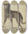 Triptych art skateboard deck of Philipp Rumpf Dog by Philipp Rumpf (1821-1896)