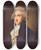 Triptych art skateboard deck of Thomas Gainsborough Sir John Edward Swinburne by Thomas Gainsborough (1727-1788)