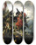 Triptych art skateboard deck of Alexander Von Wagner The Selfsacrifice Of Titusz Dugovics by Alexander von Wagner (1838-1919)