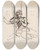 Triptych art skateboard deck of Sir Joshua Reynolds Seated Figure_1 by Sir Joshua Reynolds (1723-1792)