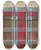 Triptych art skateboard deck of Ralph Atkinson Coverlet Blanket by Ralph Atkinson (20-)
