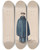 Triptych art skateboard deck of Francisco Fierro A Monk From The Order Of St Francis Viewed From Behind by Francisco Fierro (1807-1879)
